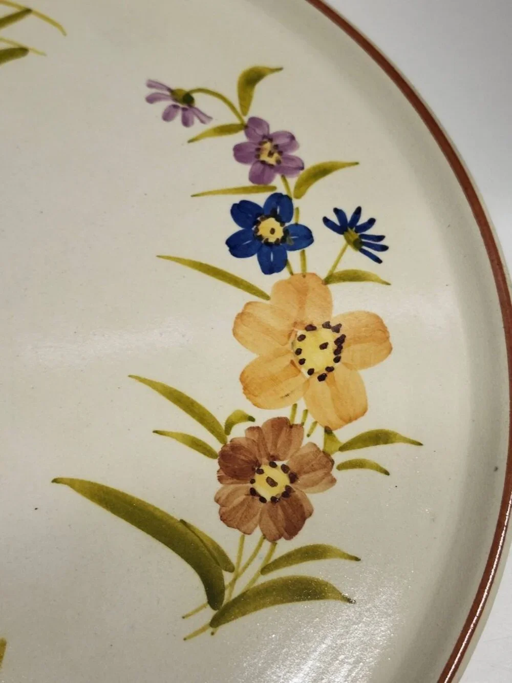 Hand Painted Serving Plate 12